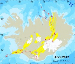 Jarðskjálftar á Íslandi í apríl 2012